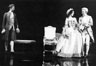 Ian McKellen (Salieri) enjoying a joke with Jane Seymour (Constanze) and her husband Tim Curry (Mozart)