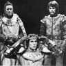                     � for within the hollow crown
             That rounds the mortal temples of a King
Keeps Death his court (III.2.160)<BR><BR>
 Andrew Crawford (Bishop), Ian McKellen (Richard 2), Richard Morant (Salisbury)