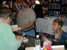 Ian McKellen signing the FOTR Movie Guide, Book Soup West Hollywood 19 January 2002