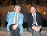 With SAG Director of Special Projects Todd Amorde, outside of SAG headquarters, Los Angeles