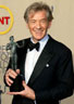 Screen Actors Guild Awards.  Sir Ians wardrobe by <a href=http://www.johnvarvatos.com target =_blank>John Varvatos</a>.