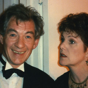 With Lynn Redgrave