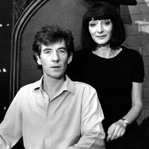 With Jane Lapotaire, at rehearsal