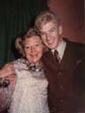 Meeting of the blondes! Dora Bryan celebrating her first year in Hello Dolly at Drury Lane Theatre, whose stage door was opposite ours at the Fortune.  One Saturday, in full make-up, she nipped between her shows to see ours from a private box.