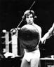 Ian McKellen in fight rehearsal (the models underwear are his
own)