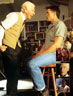 With Brendan Fraser (publicity card)