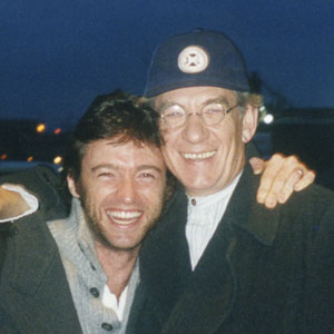 With Hugh Jackman (Wolverine) in Toronto