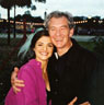 With Rachel Weisz on the set of MUMMY 2 in London