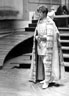 Costume parade at Donmar Studio (now Donmar Theatre)