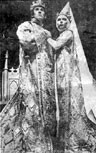 Richard II (Ian McKellen) and his Queen, Isabel  (Lucy Fleming)