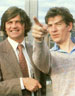 With Melvyn Bragg of The South Bank Show, during the run of <i>Amadeus</i>