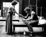 In rehearsal with Abigail McKern