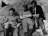 L to R: Ian McKellen, Burris de Benning, David Baxter
<BR><BR><I>The glamorous Burris de Benning was from the States.  I was closer to my countryman David Baxter, who was having a mournful summer. At birth he was a blue baby and before multiple blood transfusions, had been given only 20 or so years to live.  Then in his 20�s, he often mused on life�s vagaries.  He and I shared our free time up and down the slopes of Gstaad and were equally relieved when the unit photographer gave us the news that the film was to be cancelled.</I>