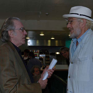 With David Warner, Stratford, April 2007