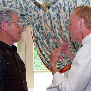 With Patrick OConnell at the Inn at Little Washington, 12 May 2008