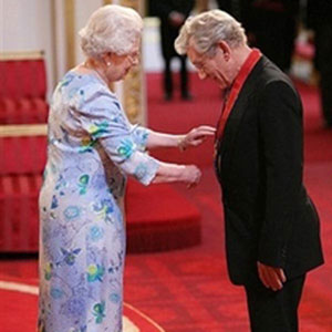 Queen Elizabeth bestows the Order of the Companions of Honour on Sir Ian McKellen, 25 June 2008