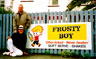 Armistead Maupin and Ian McKellen, Akaroa, New Zealand, May 2000