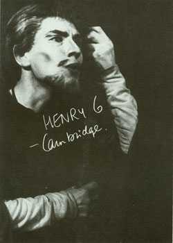 Ian McKellen as Henry VI in Cambridge