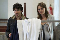 Gavin Fowler and Annie Hemingway in The Syndicate (Rehearsal)