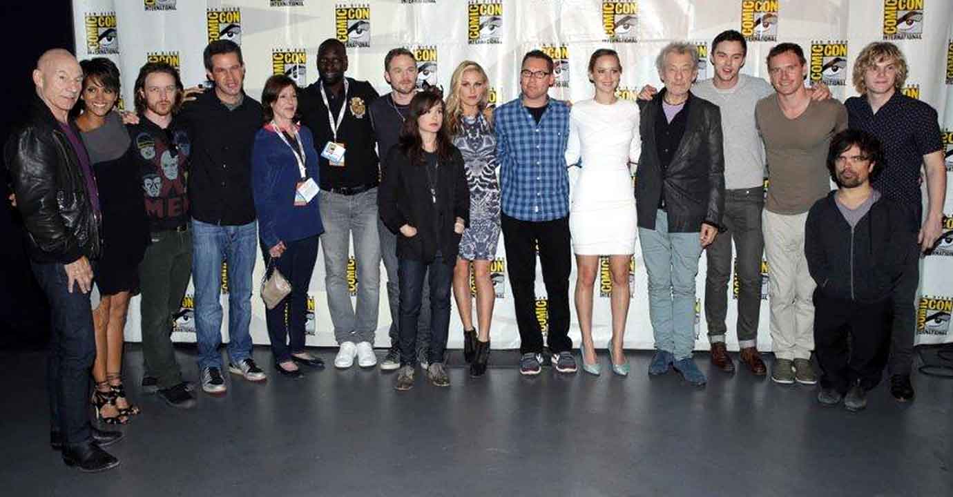 Cast of X-Men Days of Future Past at  Comic-con 2013