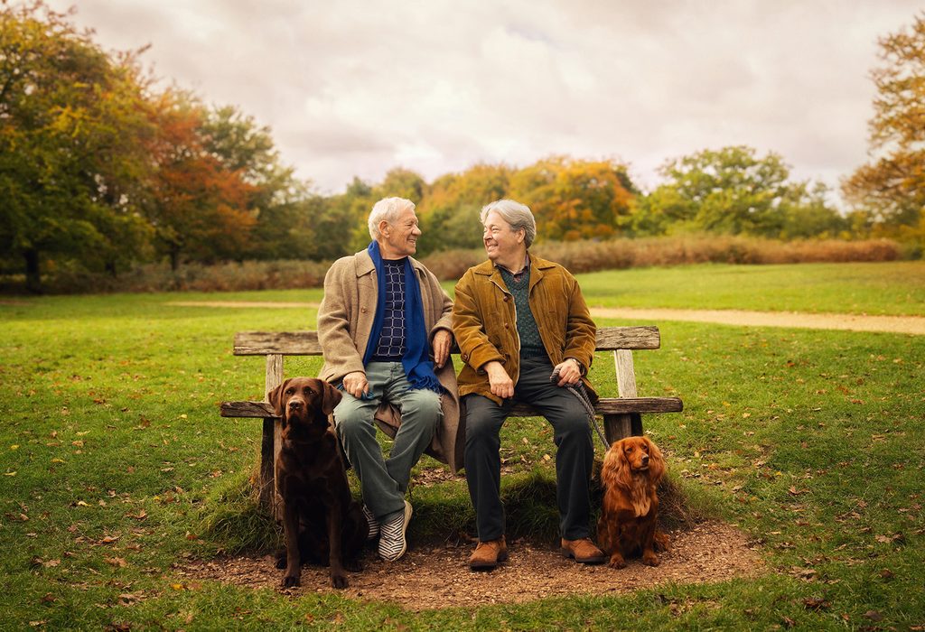 Ian McKellen (Percy) and Roger Allam (Frank)